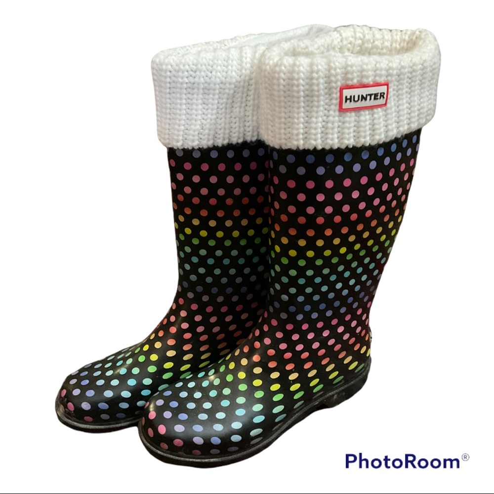 Hunter Lining for Boots White fleece and knit